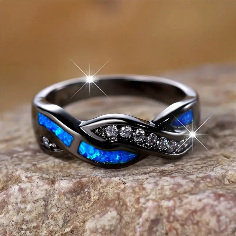 Thessia Lunebray Ring | Weissgold