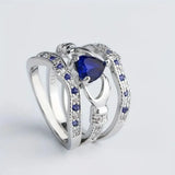 Eternal Lux Azura Ring Set | Weissgold