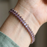 Amethyst Marquise Tennisarmband | Gold