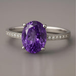 Ring Eva mit Amethyst