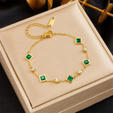 Armband Karolina mit Smaragd