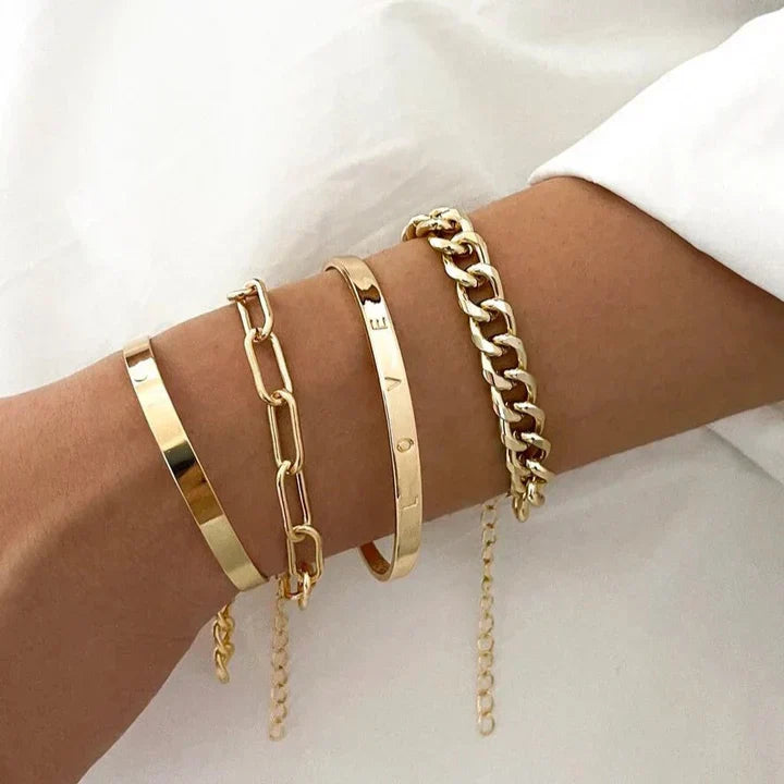 Armband-Set Goldene Harmonie