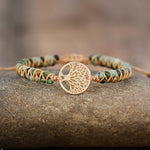 Armband aus Jaspis Lebensbaum