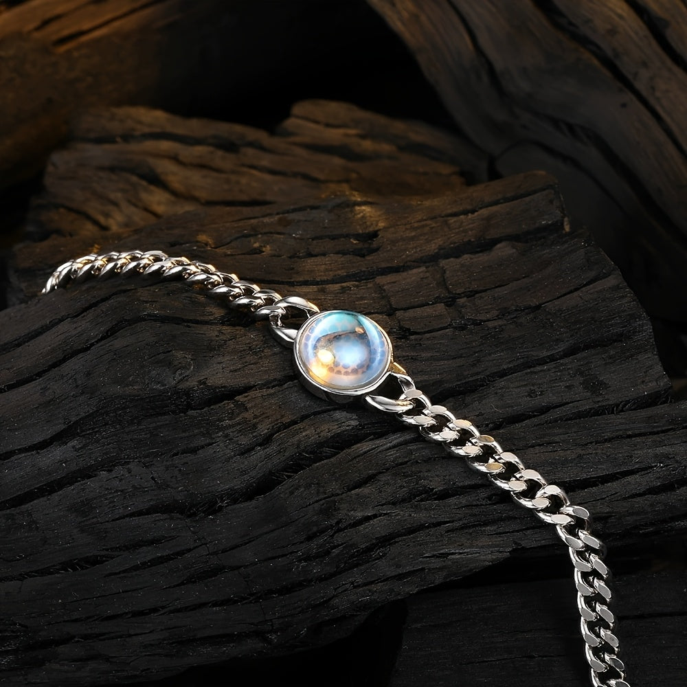 Armband aus Mondstein Innere Stimme