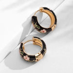 Blumen Schmuck Schwarz Luxus