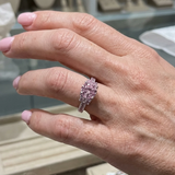 Celia Rosetten-Ring | Weissgold
