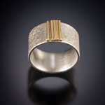 Dünner retro vergoldeter Ring