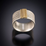 Dünner retro vergoldeter Ring