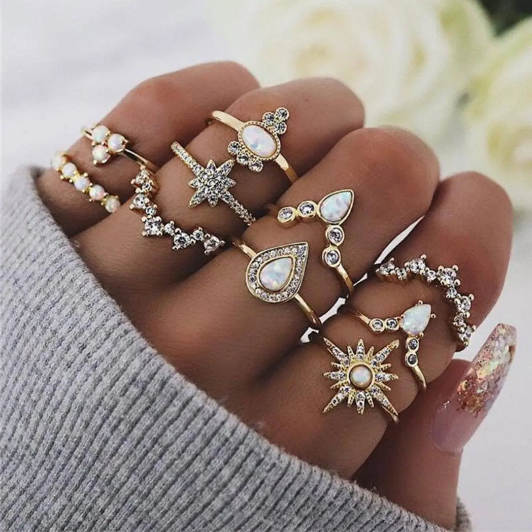 Einzigartiges Paket mit 8 bis 12 Ringen