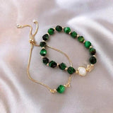 Elegante Grüne Armbänder