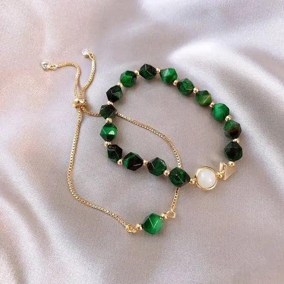 Elegante Grüne Armbänder