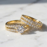 Ewige Strahlkraft Ring-Set