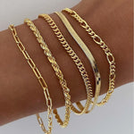 Armband-Set aus Gold
