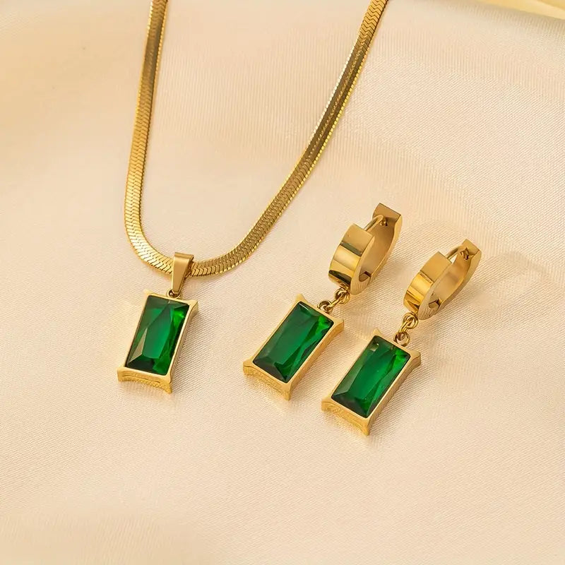 Schmuckset Lina Esmeralda