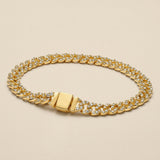 Goldenes Breites Kubanisches Armband