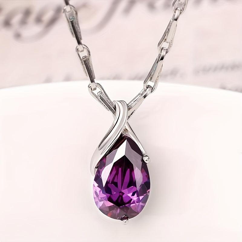 Halskette „Verena“ mit Amethyst