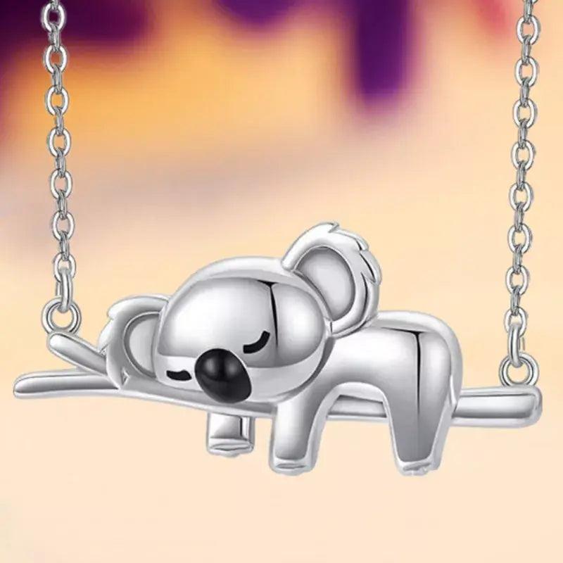 Halskette aus Silber mit Koala