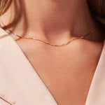 Halskette mit Kettenform Danica Gold