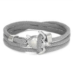 Handgefertigtes Armband mit Meeresschildkröte – Grau