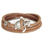 Handgefertigtes Armband mit Meeresschildkröte – Beige
