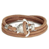 Handgefertigtes Armband mit Meeresschildkröte – Beige