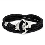 Handgefertigtes Armband mit Meeresschildkröte – Schwarz