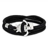 Handgefertigtes Armband mit Meeresschildkröte – Schwarz