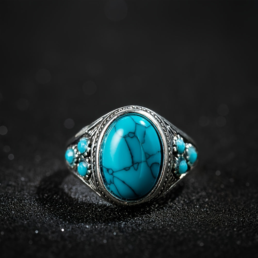 Nomad Blausteinring | Weissgold