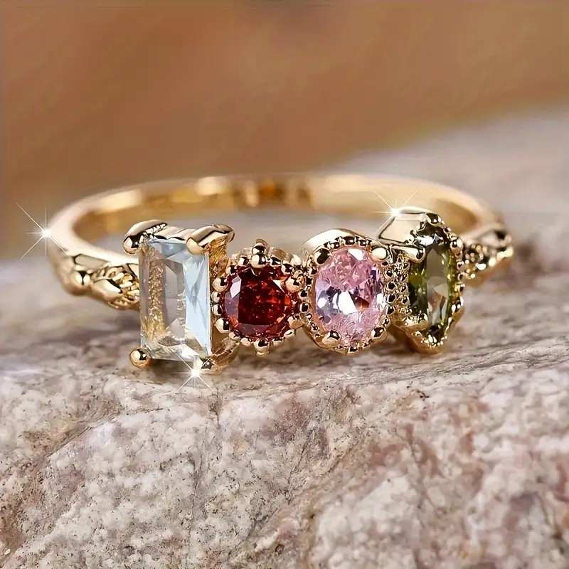 Orientalisches Floralring Gold