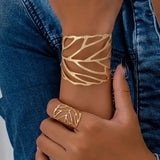 Retro-Armband mit Blattdesign