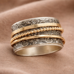 Retro-Drehring mit Barockdesign