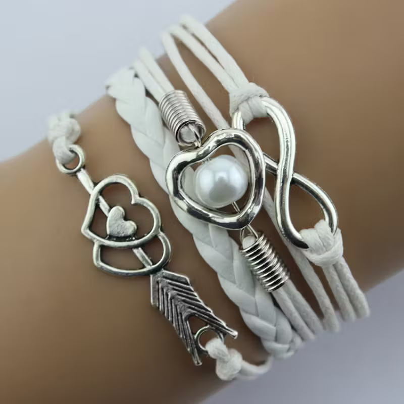 Retro Liebesbogen Mode Rosary