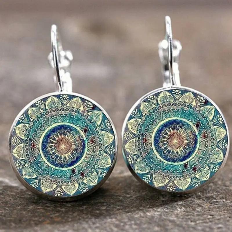 Retro runde Mandala-Armbänder