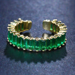 Ring aus Gold und Smaragd
