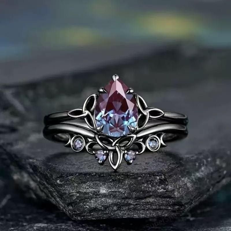 Ring mit Amethyst | Weissgold