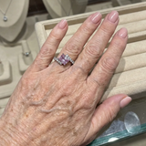 Rosa-Saphir-Ring | Roségold