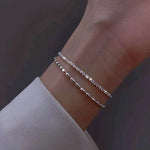 Silberarmband mit Zirkonia