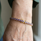 Tennisarmband aus Amethyst