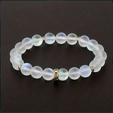 Vertrauen Armband mit Margeriten und Mondstein