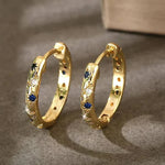 Vintage Gold Ohrringe mit intensiver Strahlkraft