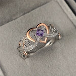 Zweifarbiger Ring aus Mischgold