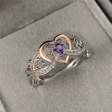Zweifarbiger Ring aus Mischgold