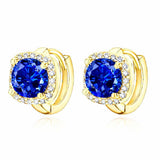 Nadine Saphir Ohrringe | Gold